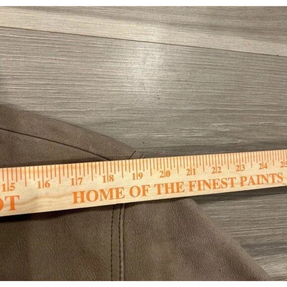 Robert Comstock Expedition Flannel Lined Leather Jacket Mens Large Eddie Bauer - Picture 8 of 16